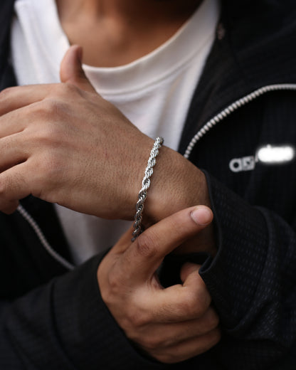 Rope Chain Stainless Steel Bracelet