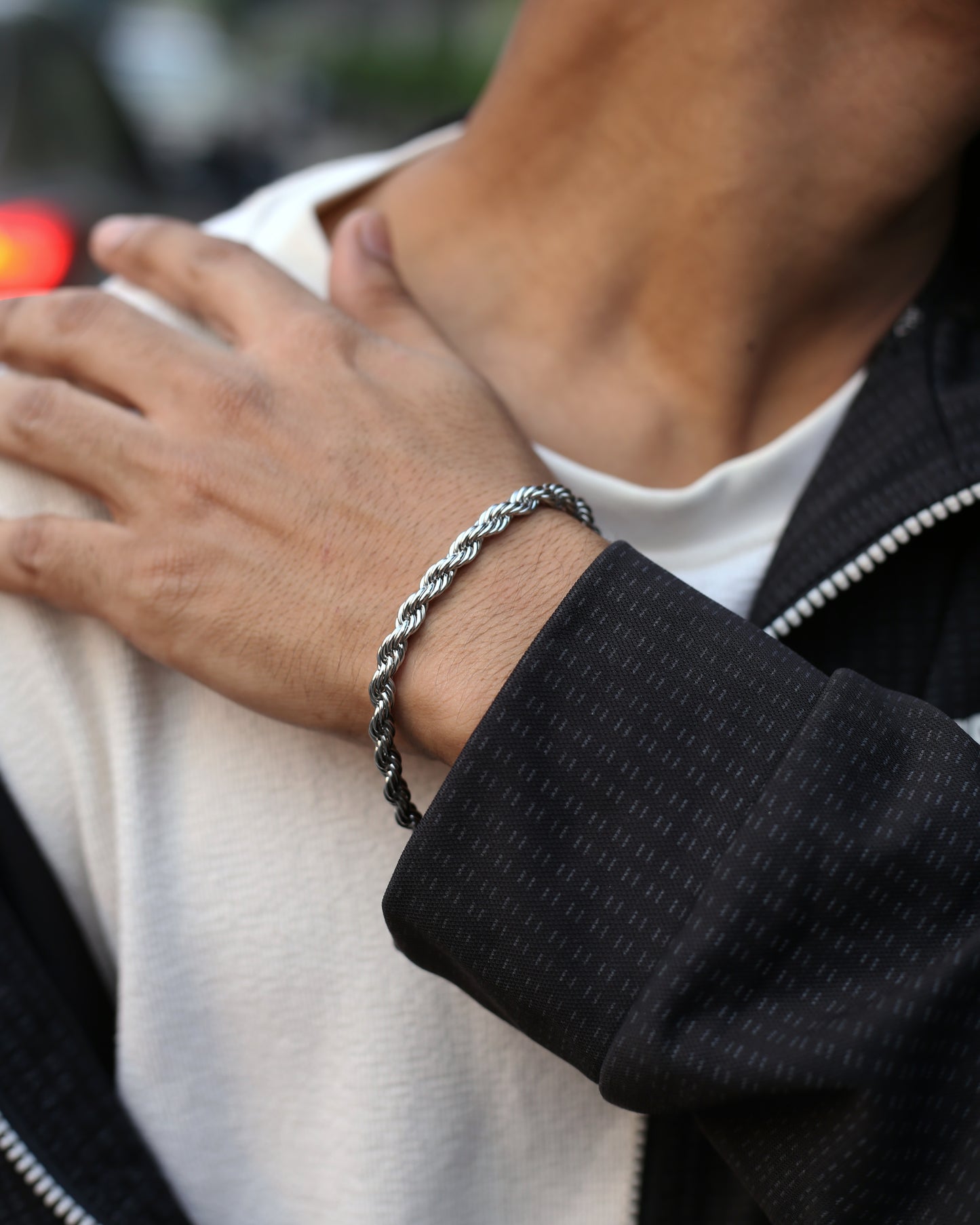 Rope Chain Stainless Steel Bracelet